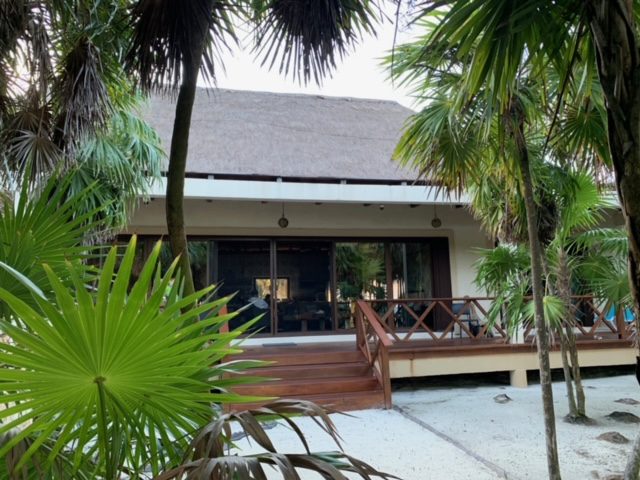 back deck of pesca maya lodge