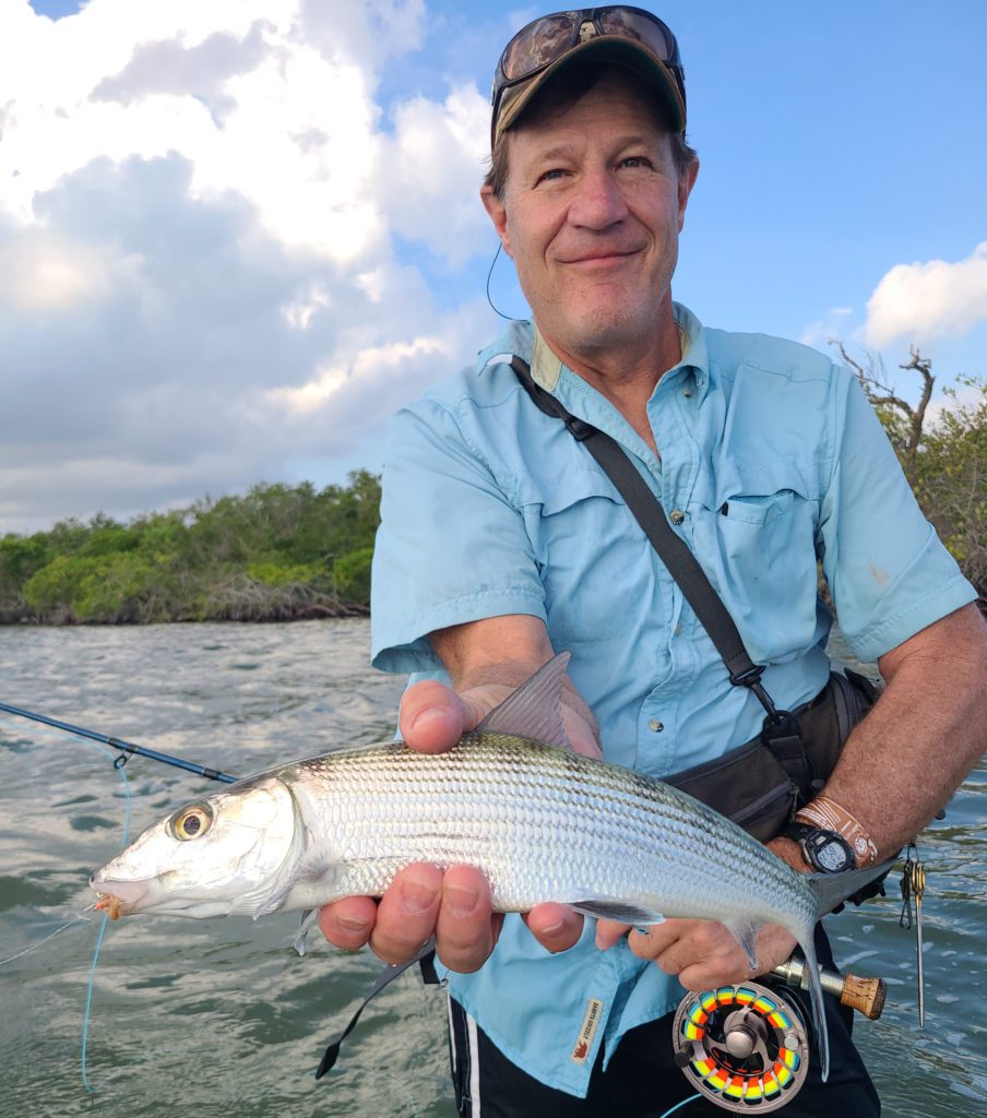 mike with bonefish